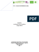 Producto 2 - Analisis de Regresion Lineal - Luis Eduardo Franco Castellanos