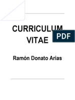 Curriculum Vitae Donato Arias 2022