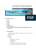 Caderno Vivências Aquaticas