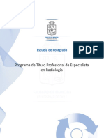 Informacion Sobre El Titulo Profesional de Especialista en Radiologia PDF 602 MB