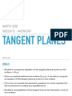 Tangent Planes