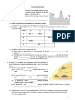 Ficha Formativa 3 - 9ano (Energia, Fluidos e Eletricidade)