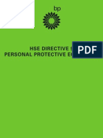HSE Directive 9 Personal Protection Equipment