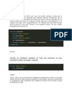 Declarar Variable