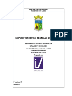 Especificaciones Técnicas Especiales: Municipalidad de Quinchao Región de Los Lagos