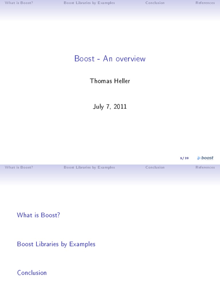Boost Libraries Impact on C++ Standards | PDF | Software Engineering ...