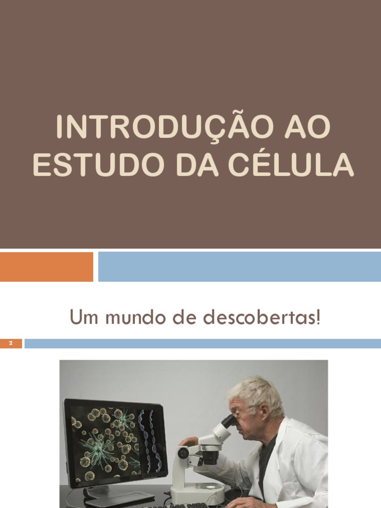 Introdução Ao Estudo Da Célula | PDF | Membrana celular | Célula (Biologia)