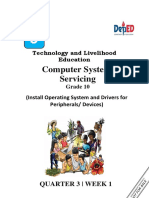 Activity Sheet: Computer System Servicing
