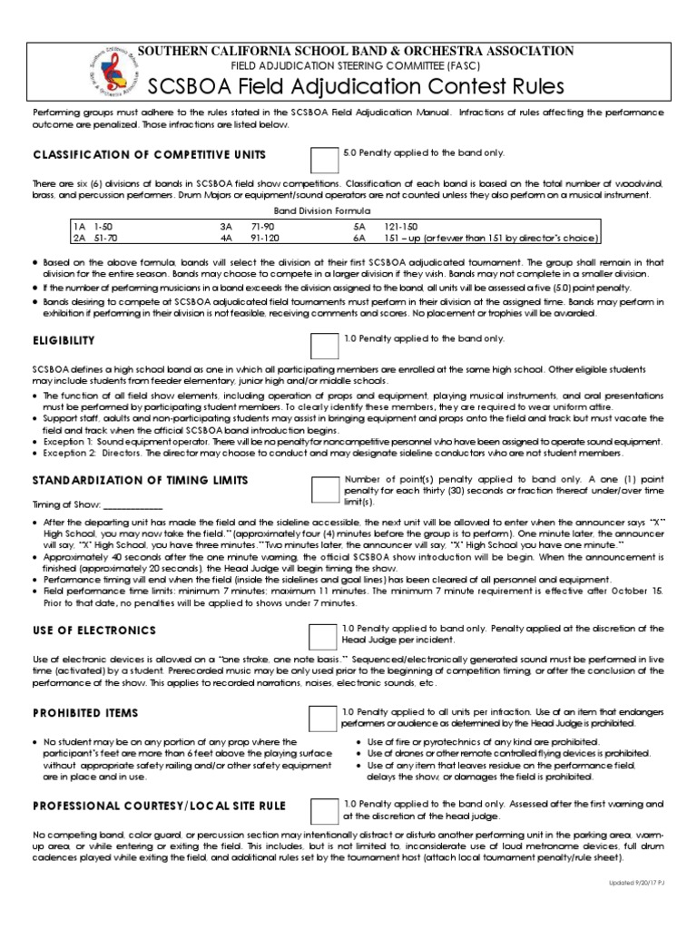 Field Adjudication Contest Rules 17 PDF