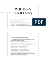 Ross's Moral Theory