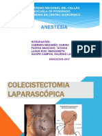 avance de trabajo COLECISTECTOMIA LAPARASCÓPICA ppt