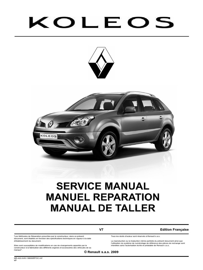 RENAULT KOLEOS REPAIR MANUAL PDF visual data 5