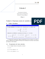 Ecuaciones, Inecuaciones y Valor Absoluto