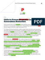 Copy of 3 super CHILE Chile to Pursue Dramatic Coal Generation Reduction