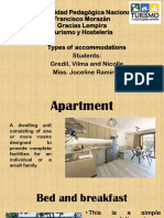 Types of Accomodation 