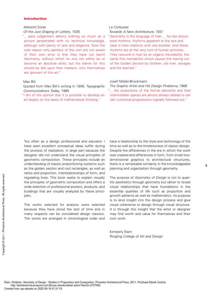 Geometry of Design Studies in Proporation and Comp... (Introduction