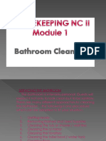 Housekeeping-Mod 1 (Bathroom Cleaning)