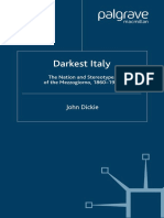 Darkest Italy - The Nation and Stereotypes of The Mezzogiorno, 1860-1900