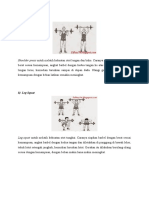 A) Shoulder Press: Shoulder Press Untuk Melatih Kekuatan Otot Lengan Dan Bahu. Caranya Siapkan Barbel Dengan