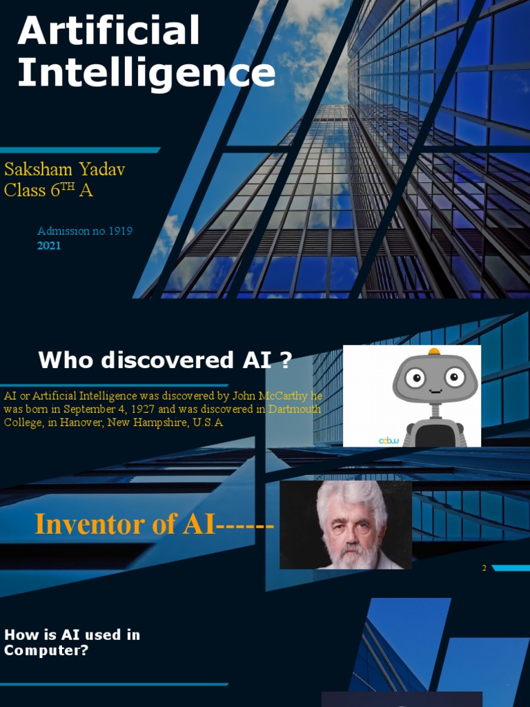 Artificial Intelligence PPT | PDF | Artificial Intelligence ...