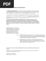 Bibliografia de Dinamica Organizacional de Centros Educativos