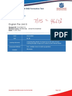 SHIC EF - Int - 9AB - ReadingAssessment - RINRAVEE