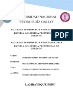 Derechos Reales Agrario y de Aguas