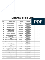 NURSING BOOK LIST - Docx Final