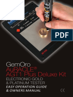 GemOro AGT 1 Plus 2007 Manual 56.850