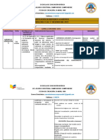 Planificación de refuerzo académico Escuela Alonso Campoverde