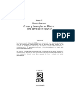 Crimen y Desempleo en México