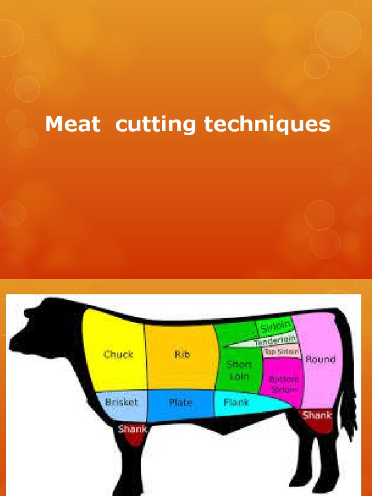 4.5 Meat Cutting Techniques PDF Beef Chuck Steak