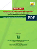 Training Manual On Integration of Unani Medicine in NPCDCS - 0