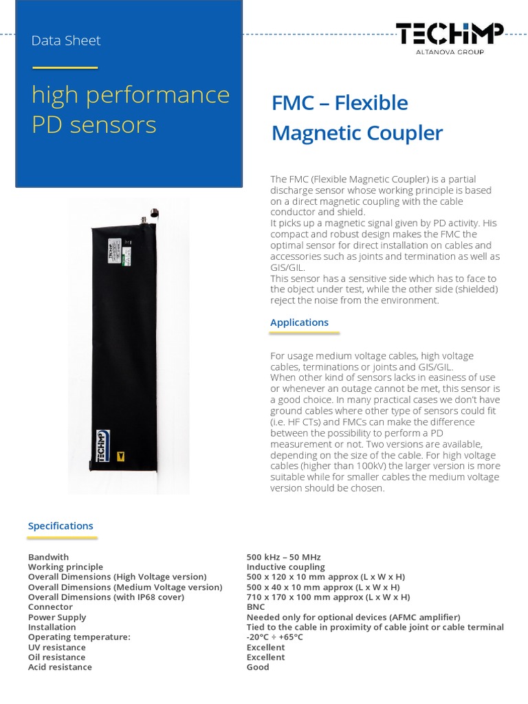 High Performance PD Sensors: FMC - Flexible Magnetic Coupler | PDF ...