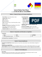 Safety Data Sheet for Sodium Borate