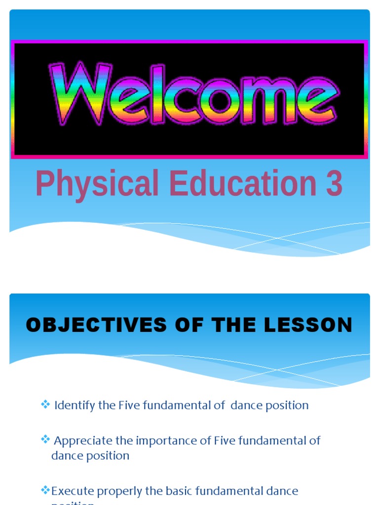 Fundamentals Dance Position Pdf Foot