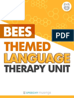 Bees Themed Language Therapy Mini Unit