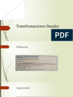 Transformaciones Lineales Parte 1