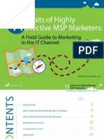 11 Habits of Highly Effective MSP Marketers: A Field Guide