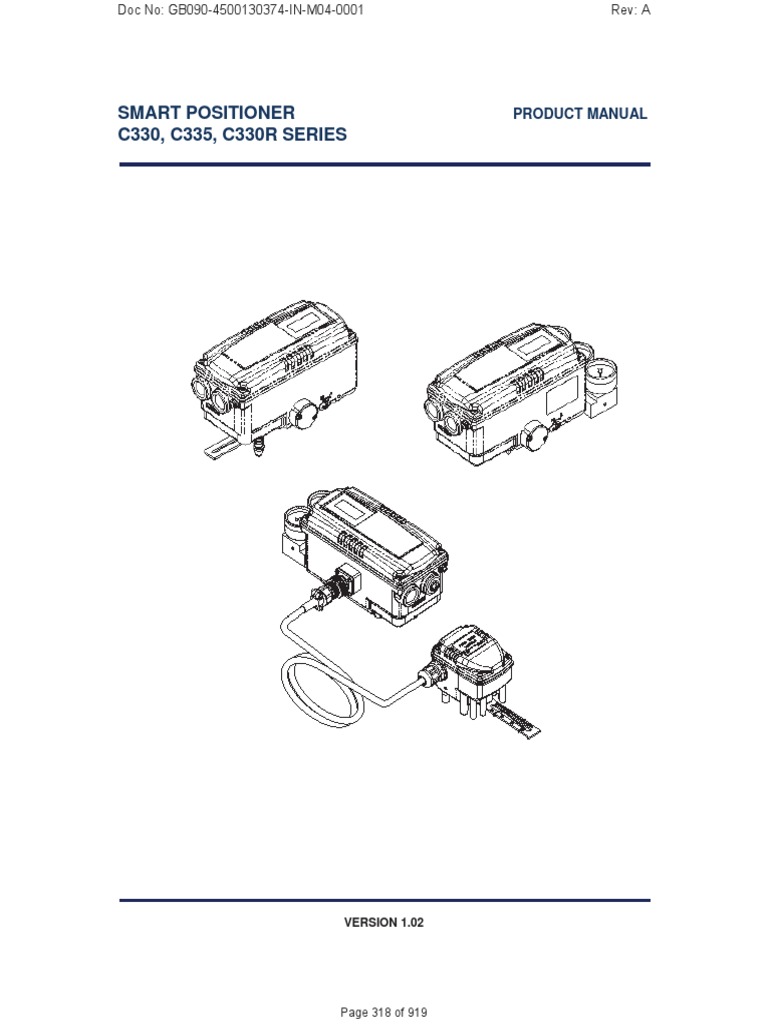 CCI C330 Positioner Manual | PDF | Valve | Switch