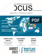 Rau's IAS Focus August 2022