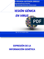 Virología - Tema 5. Expresion Génica de Virus - Dr. Gonzalez Cabeza Interesante