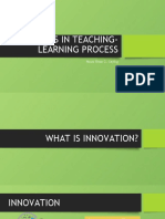Innovations in Teaching-Learning Process