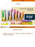 ACC 306 Financial Statement Analysis