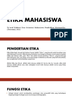 Etika Mahasiswa (Rahadian Nur Irfan S)