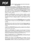 Contrato de Emergencia | PDF | Derecho laboral | Salario