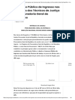 Concurso Público PGR Angola Técnicos Justiça 450 vagas