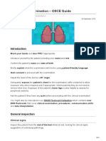 Respiratory Examination OSCE Guide