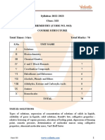 CBSE Class 12 Chemistry Syllabus