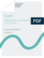 C39MT - EBS Course Handbook AY22-23-2